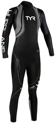 TYR Hurricane Category 3 C3 Female Wetsuit - Black/Silver (064)