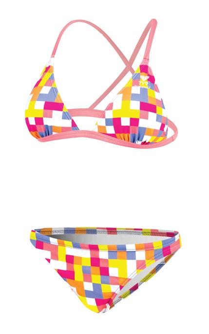 TYR Digitizer Triangle Bra w/1" Bottom (Red/Pink - 614)