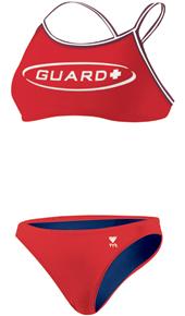 TYR Guard Dimaxback Workout Bikini - Red (610)