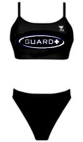 TYR Guard Lycra Workout Bikini - Black (001)