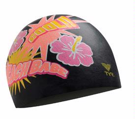 TYR Beach Babe Swim Cap (Red - 610)