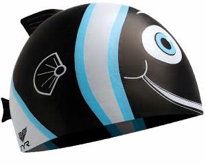 TYR Happy Jr. Silicone Swim Cap (Black)