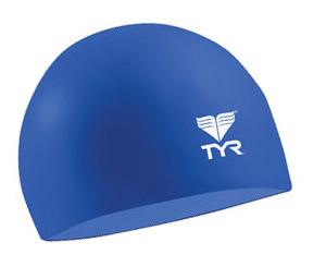 TYR Junior Solid Silicone Cap - Navy (401)