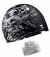 TYR Swim Punk Reversible Silicon Swim Cap