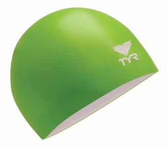 TYR Silicone Reversible Cap (Electric Lime/White - 393)