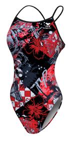 TYR Laguna Seca Thin X- Back (Red/Pink - 614)