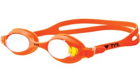 TYR Swimple Metallized Goggle - Manic Mango (841)