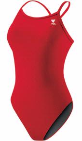 TYR Lycra Solid Diamondback (Red - 610)
