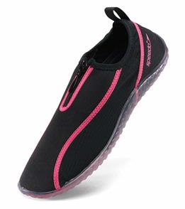 Speedo Wave Walker Zip Women's Water Shoe - Black/Hot Pink (152)