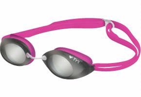 TYR Tracer Junior Racing Metallized - Titanium/Pink Metallic (142)