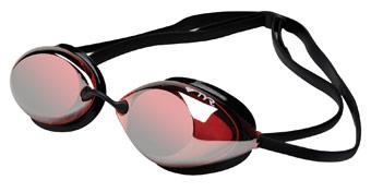 TYR Tracer Racing Metallized goggles - Red/Silver Metallized (648)