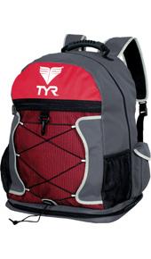 TYR Transition Backpack - Charcoal/Red (045)
