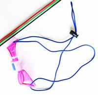 Water Gear Bungee Goggle Strap (Red)