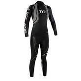 TYR Hurricane Category 3 C3 Female Wetsuit - Black/Silver (064)