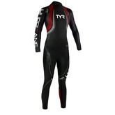 TYR Hurricane Category 5 C5 Female Wetsuit - Black/Red (002)