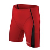 TYR Female Carbon 6'' Short - Red/Black (640)