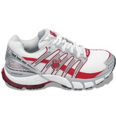 K-Swiss Women's Konejo II (White/Silver/Charcoal/Red)