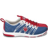 K-Swiss Men's K-Ruuz (Wht/Slv/Trured/Clscblu)