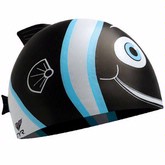 TYR Happy Jr. Silicone Swim Cap (Black)