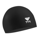 TYR Junior Solid Silicone Cap - Black (001)