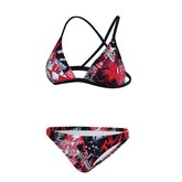 TYR Laguna Seca Triangle Bra w/1" Bottom (Red/Pink - 614)