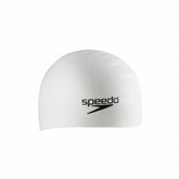 Speedo Silicone Long Hair Cap - White
