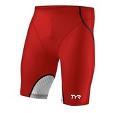 TYR Carbon 9'' Tri Short - Red/Black (640)