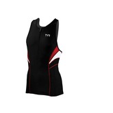 TYR Competitor Male Tank - Black/Red (002)