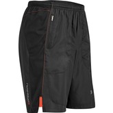 Louis Garneau Men's Tech Run Shorts 2 - Black/Orange (484)