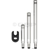 Problem Solvers Replaceable Core Valve Extender Silver