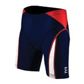 TYR Competitor Female 6'' Tri Short - Navy/Red (404)
