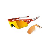 Oakley Radarlock Blood Orange Polarized - (Fire Iridium Polarized)