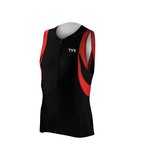 TYR Competitor Male Singlet- Black/Red (002) (2011)