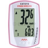 Cateye Strada Wireless Computer - White/Pink
