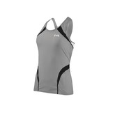 TYR Carbon Female Tank- Gray/Black (029)