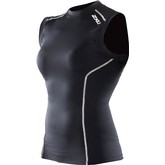 2XU Compression Women's Sleeveless Compression Top - Black