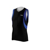 TYR Competitor Male Singlet - Black/Blue (093)