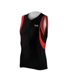 TYR Competitor Male Singlet - Black/Red (002)