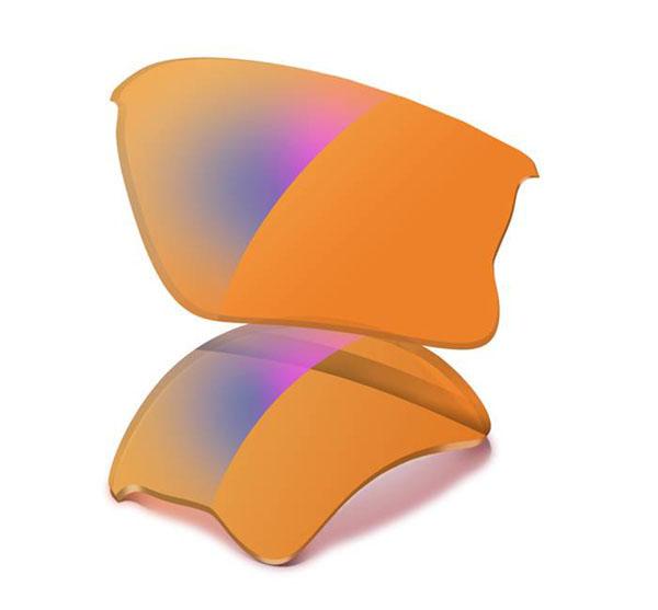 Flak Jacket Lenses - XLJ H.I. Persimmon Iridium