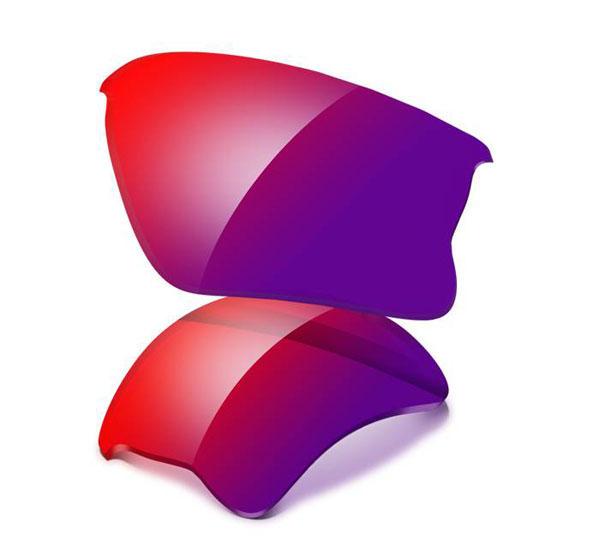 Flak Jacket Lenses - XLJ Positive Red Iridium - click to enlarge/shrink Flak Jacket Lenses - XLJ Positive Red Iridium