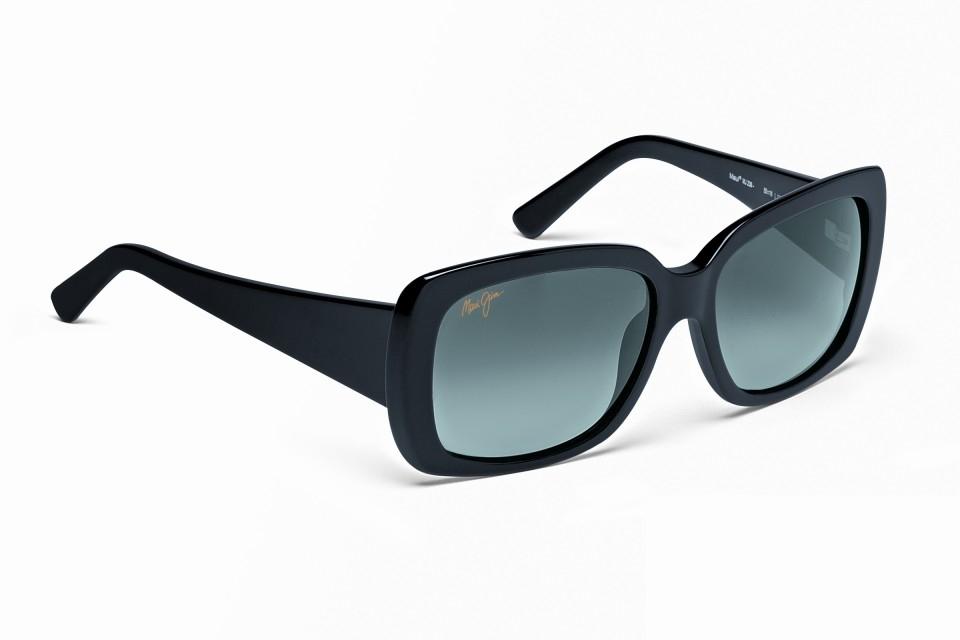 Lani Sunglass - Gloss Black/ Grey