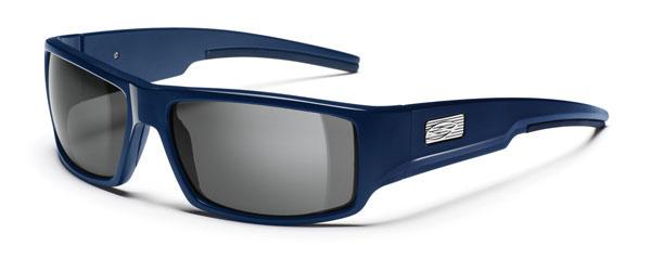 Lockwood Sunglass - Black/ Blue Mirror Polarized
