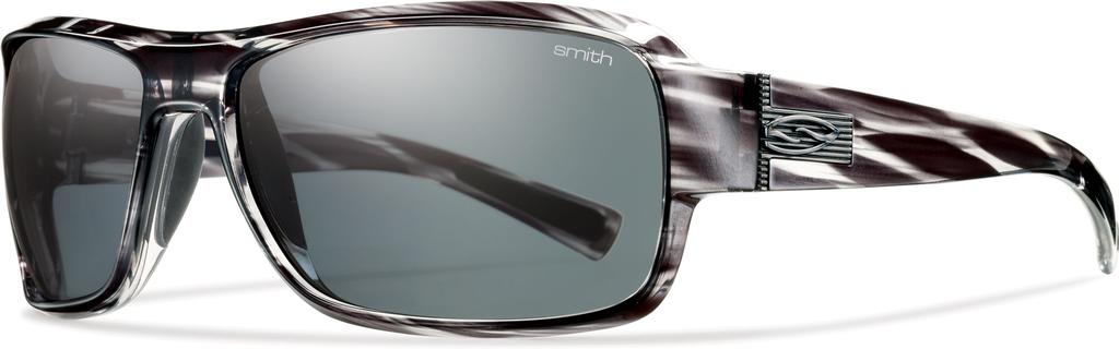 Rambler Sunglass - Black Stripe/ Grey Polarized