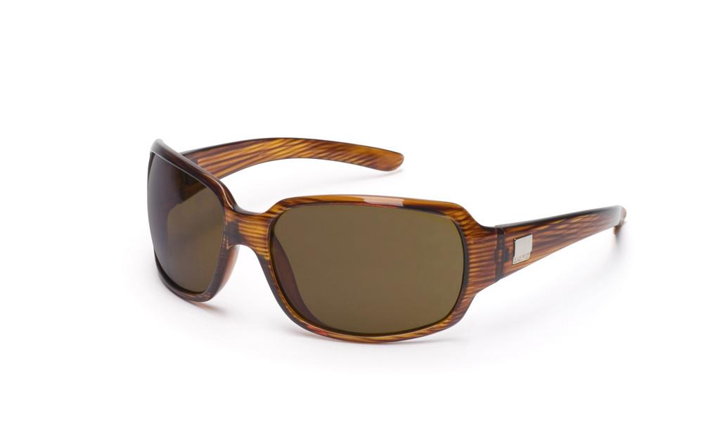 Cookie Sunglass - Whiskey Stripe Lazer/ Brown Polarized