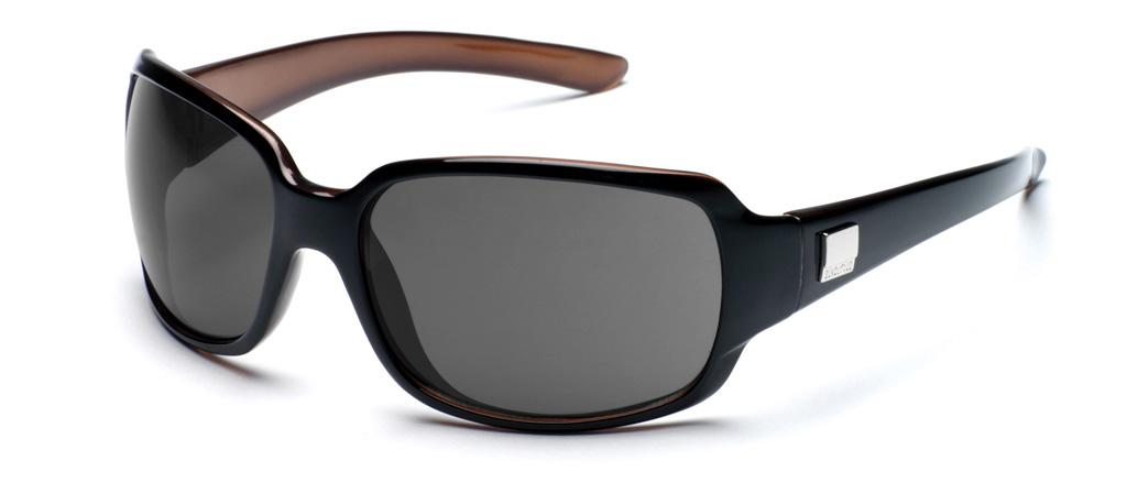 Cookie Sunglass - Black Backpaint/ Grey Polarized