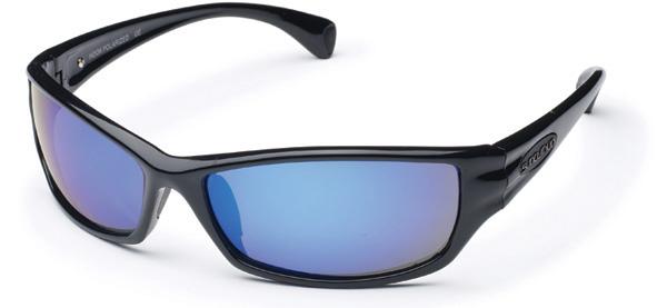 Hook Sunglass - Black/ Blue Mirror Polarized