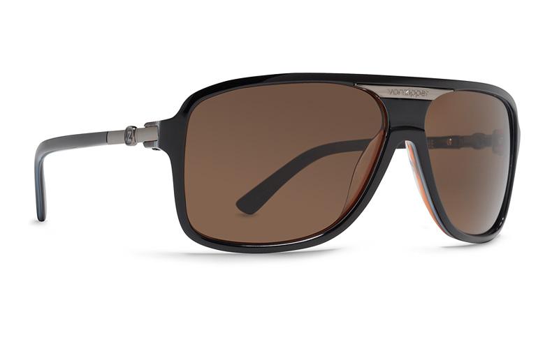 Stache Sunglass - Black Amber/ Bronze