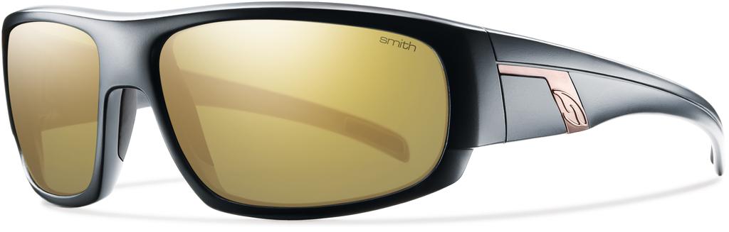 Terrace Sunglass - Matte Black/ Gold Mirror Polarized - click to enlarge/shrink Terrace Sunglass - Matte Black/ Gold Mirror Polarized