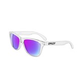 Frogskins Sunglass - Polished Clear/ Violet Iridium