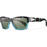 Chemist Sun Sunglass - Black Lagoon Split/ Green Grey Polarized